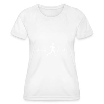 Cross Country Running Fitness Jogging Joggen - T-shirt sport Femme - blanc - Devant - AI Model Female 172 dark (172cm)