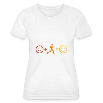 Course à pied Course à pied Course à pied Jogging pour femmes - T-shirt sport Femme - blanc - Devant - AI Model Female 172 dark (172cm)