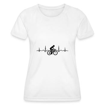 Cyclisme VTT Vélo VTT Vélo Vélo - T-shirt sport Femme - blanc - Devant - AI Model Female 172 dark (172cm)