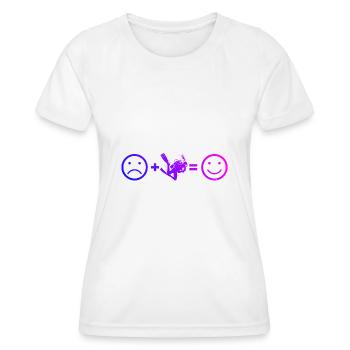 Plongée Homme Diver Diver Scuba Diver - T-shirt sport Femme - blanc - Devant - AI Model Female 172 dark (172cm)