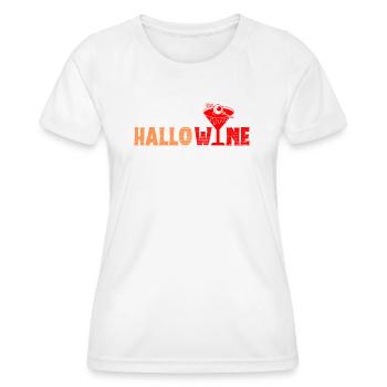Hallo wine - T-shirt sport Femme - blanc - Devant - AI Model Female 172 dark (172cm)