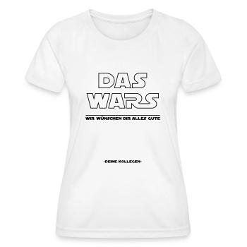 Das Wars Alles Gute Abschied Kollege - Farbwechsel - Frauen Funktions-T-Shirt - Weiß - Vorne - AI Model Female 172 dark (172cm)