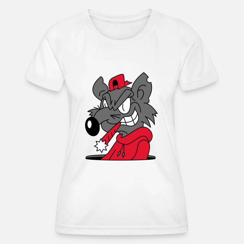 Rat - Women's Functional T-Shirt - white
