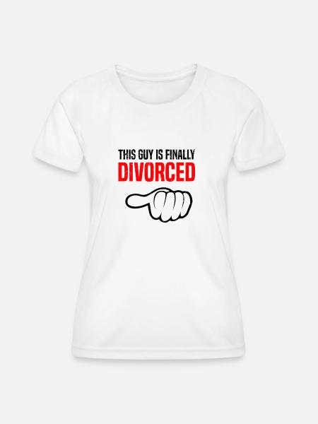 Scheidung Trennung Ehe Ex Scheidungsparty - Frauen Funktions-T-Shirt - Weiß