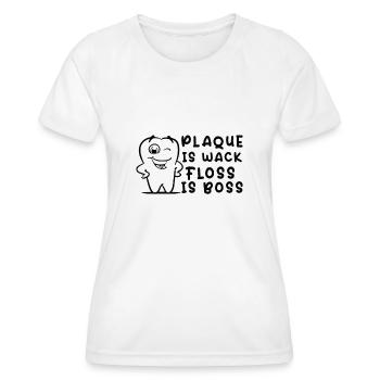Dentist Dental Hygienist Gift Idea: Forbidden Love - Women's Functional T-Shirt - white - Front - AI Model Female 172 dark (172cm)