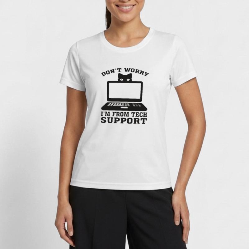 Technischer Support Computer Technik IT Software Frauen Funktions-T-Shirt