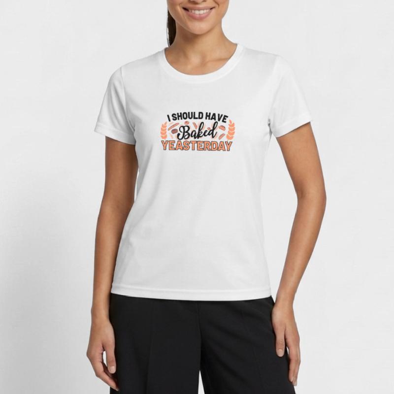 Bread baking bakery bread baker bread baking machine Women's Functional T-Shirt