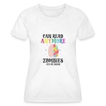 Thérapie de la dyslexie pour le mois de la dyslexie - T-shirt sport Femme - blanc - Devant - AI Model Female 172 dark (172cm)