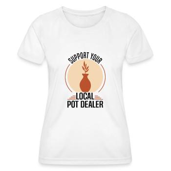 Töpfern Ton Töpferkurs Töpferei Getöpfert - Frauen Funktions-T-Shirt - Weiß - Vorne - AI Model Female 172 dark (172cm)