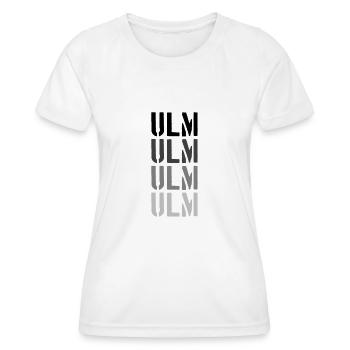 Ulm - Frauen Funktions-T-Shirt - Weiß - Vorne - AI Model Female 172 dark (172cm)