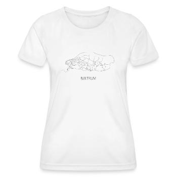 Baltrum. - Women's Functional T-Shirt - white - Front - AI Model Female 172 dark (172cm)
