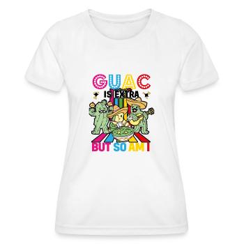Avocado Guacamole Mexikanisch Mexiko Latino - Frauen Funktions-T-Shirt - Weiß - Vorne - AI Model Female 172 dark (172cm)