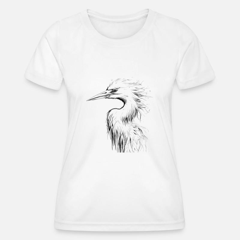 Heron - Women's Functional T-Shirt - white