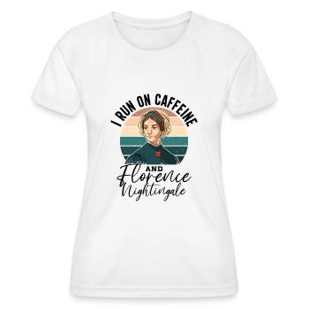 Krankenschwester Florence Nightingale Medizinische - Frauen Funktions-T-Shirt - Weiß - Vorne - AI Model Female 172 dark (172cm)