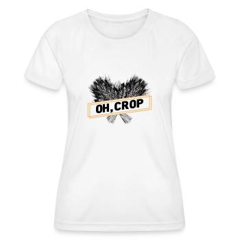 Farmer Farmer Grain Farmer Farm Country Egg - Women's Functional T-Shirt - white - Front - AI Model Female 172 dark (172cm)