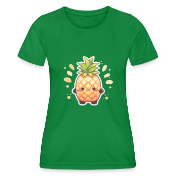 Ananas Plante Ananas Fruit Fruit - T-shirt sport Femme - vert - Devant - AI Model Female 172 dark (172cm)