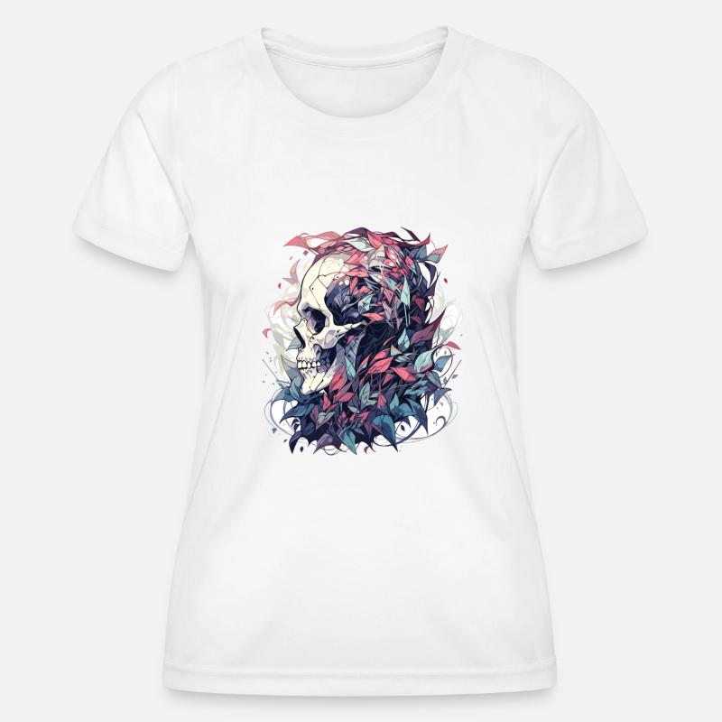 Skull - Women's Functional T-Shirt - white