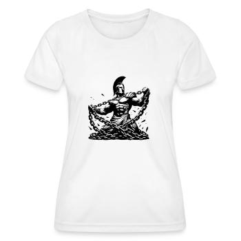 Jules César Histoire romaine Empire romain - T-shirt sport Femme - blanc - Devant - AI Model Female 172 dark (172cm)