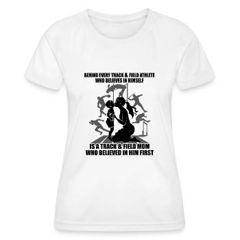Leichtathletik Leichtathletikspiele - Frauen Funktions-T-Shirt - Weiß - Vorne - AI Model Female 172 dark (172cm)