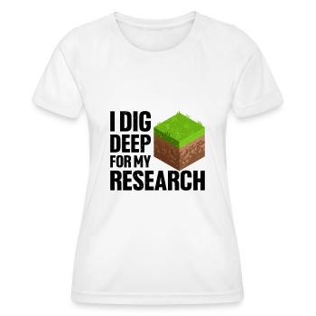 Soil Scientist Pedology - Women's Functional T-Shirt - white - Front - AI Model Female 172 dark (172cm)