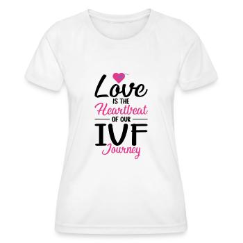 Surrogate Mother IVF Transfer Day - Women's Functional T-Shirt - white - Front - AI Model Female 172 dark (172cm)