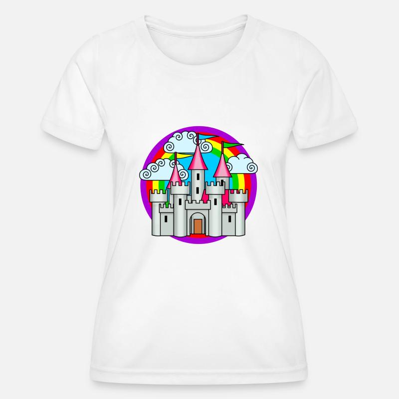 Enchanted castle - Women's Functional T-Shirt - white