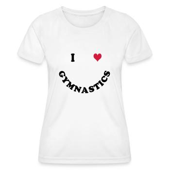 gymnastics - Women's Functional T-Shirt - white - Front - AI Model Female 172 dark (172cm)