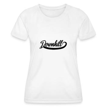 Downhill - T-shirt sport Femme - blanc - Devant - AI Model Female 172 dark (172cm)