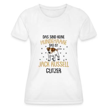 Jack Russell Russel - Frauen Funktions-T-Shirt - Weiß - Vorne - AI Model Female 172 dark (172cm)