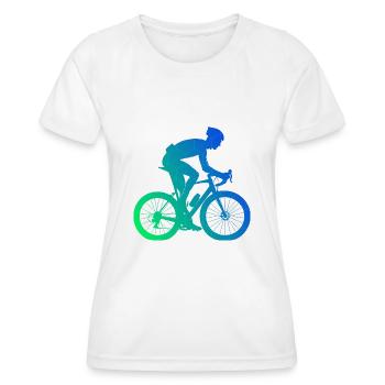 Cyclisme de route Vélo de route Vélo de route Vélo de route - T-shirt sport Femme - blanc - Devant - AI Model Female 172 dark (172cm)