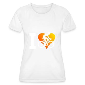Vélo de route Vélo de route Vélo de route Vélo de route pour femmes - T-shirt sport Femme - blanc - Devant - AI Model Female 172 dark (172cm)