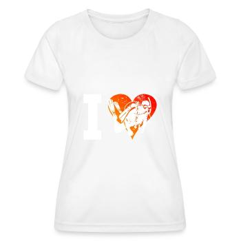 Free Dive Diving Tauchen Diver Scuba Diver - Frauen Funktions-T-Shirt - Weiß - Vorne - AI Model Female 172 dark (172cm)