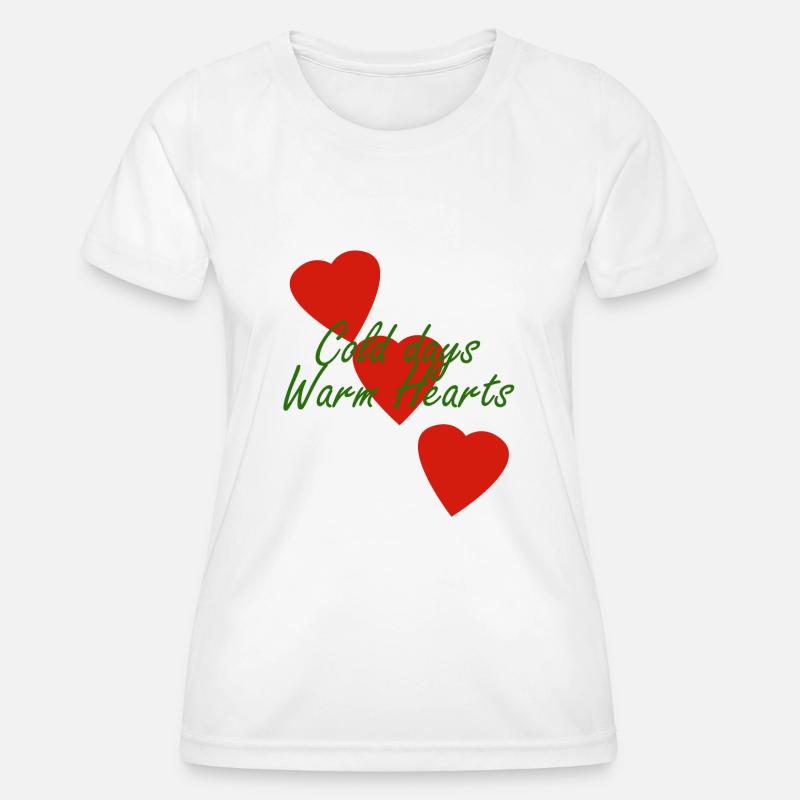 Cold days - Women's Functional T-Shirt - white