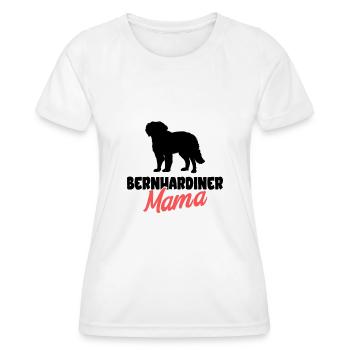 Saint Bernard - Women's Functional T-Shirt - white - Front - AI Model Female 172 dark (172cm)
