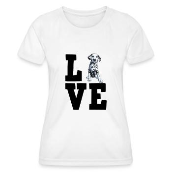 Dalmatian - Women's Functional T-Shirt - white - Front - AI Model Female 172 dark (172cm)