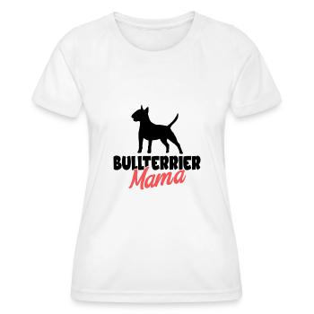 Bull terrier - Women's Functional T-Shirt - white - Front - AI Model Female 172 dark (172cm)