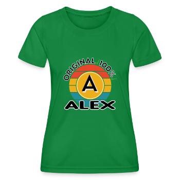 Alex - Frauen Funktions-T-Shirt - Kelly Green - Vorne - AI Model Female 172 dark (172cm)