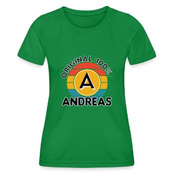 Andreas - Frauen Funktions-T-Shirt - Kelly Green - Vorne - AI Model Female 172 dark (172cm)