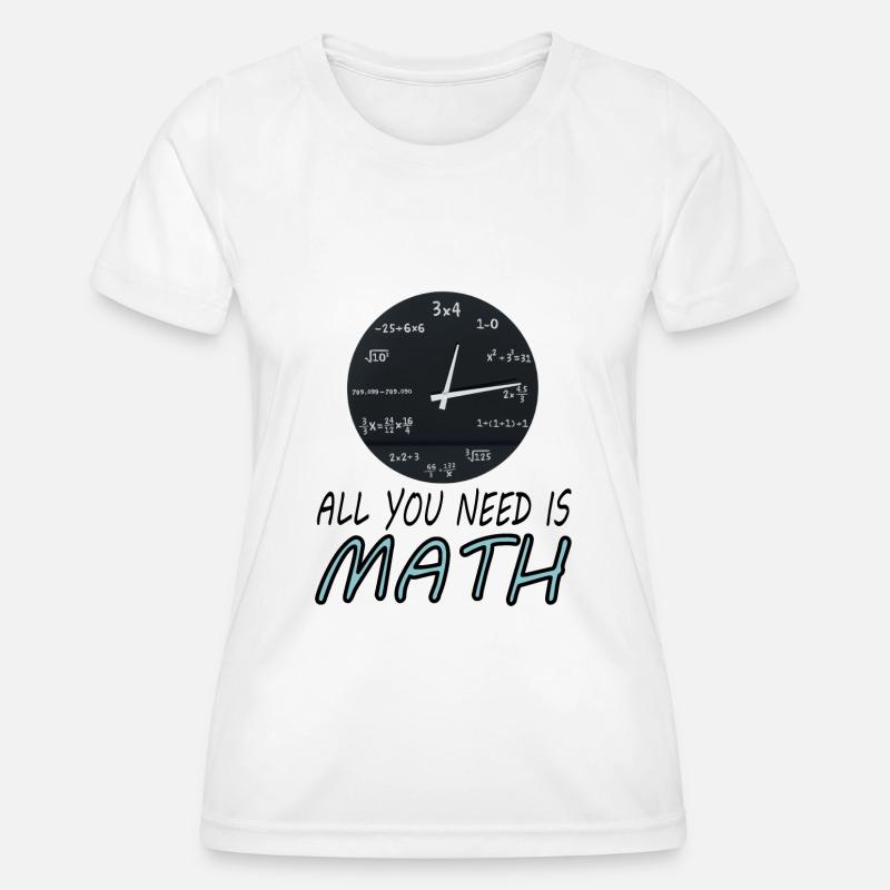 Study Math Student Math Study Gift - Women's Functional T-Shirt - white