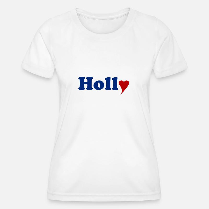 Holly mit Herz - Women's Functional T-Shirt - white