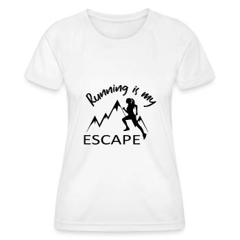 Trail Running - T-shirt sport Femme - blanc - Devant - AI Model Female 172 dark (172cm)