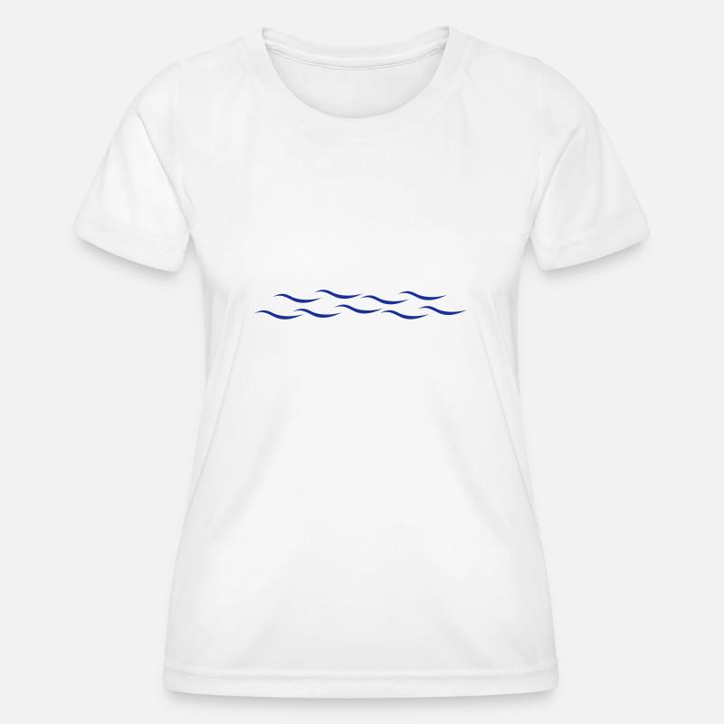 Waves - Women's Functional T-Shirt - white