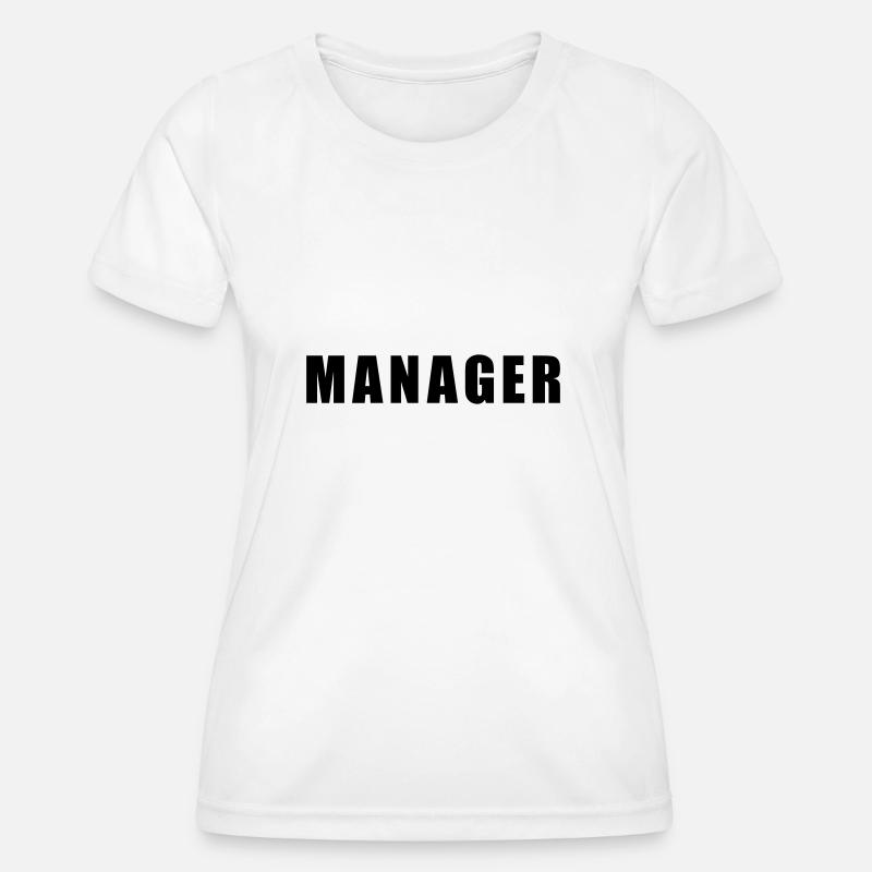 Manager - Frauen Funktions-T-Shirt - Weiß