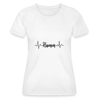 ECG Hamm - Women's Functional T-Shirt - white - Front - AI Model Female 172 dark (172cm)