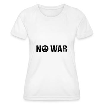 No War Peace Sign Peace - Women's Functional T-Shirt - white - Front - AI Model Female 172 dark (172cm)