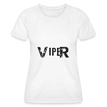 Viper geschenkidee - Frauen Funktions-T-Shirt - Weiß - Vorne - AI Model Female 172 dark (172cm)