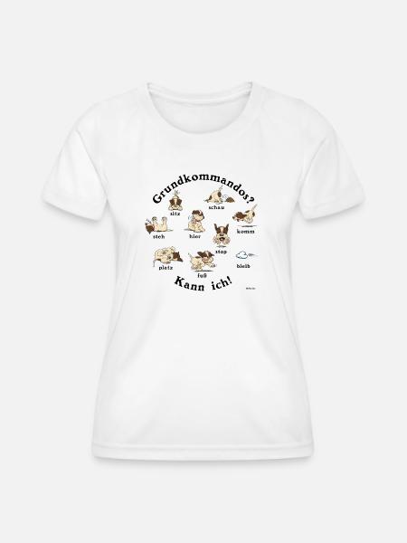 Kommandos1 - Frauen Funktions-T-Shirt - Weiß