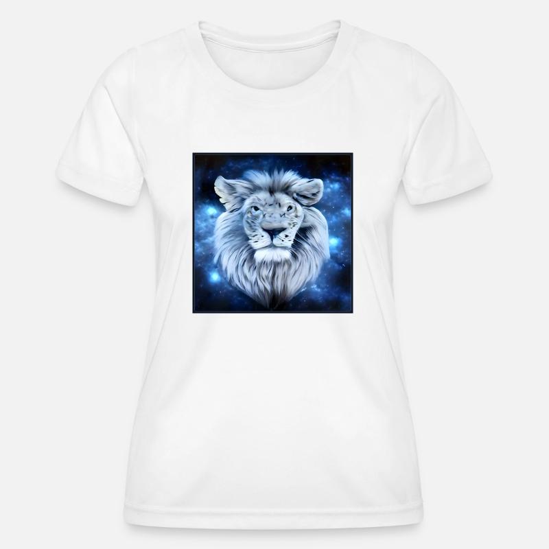 SURREAL LION 2 - Women's Functional T-Shirt - white