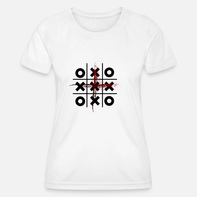 Tic Tac Toe - Women's Functional T-Shirt - white