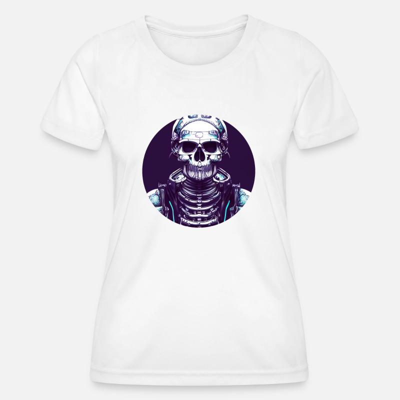 Skeleton - Abstract - Art - Women's Functional T-Shirt - white